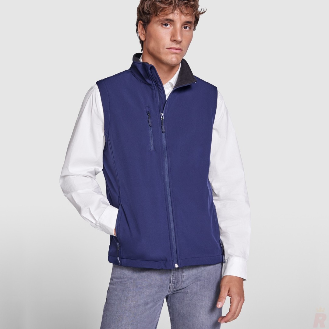 Chaleco Softshell Forro Interior Hombre QUEBEC