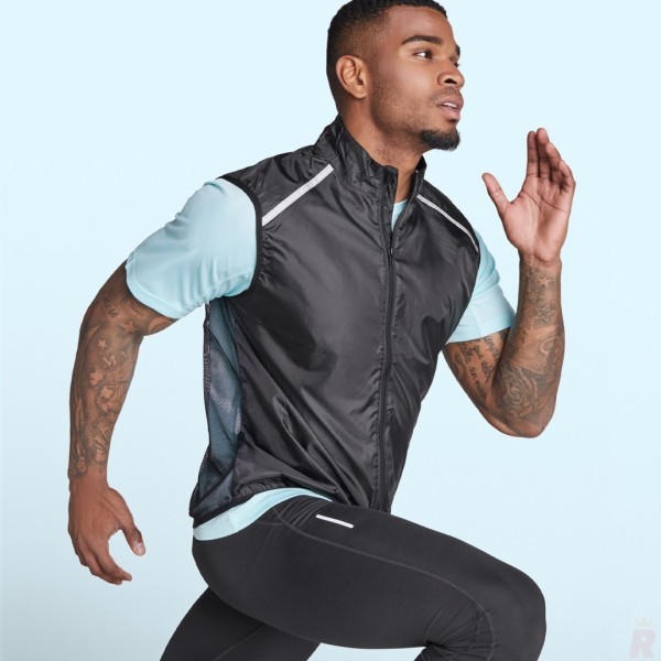 Chaleco Técnico Térmico Cortavientos Running Unisex JANNU