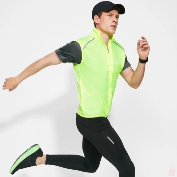 Chaleco Técnico Térmico Cortavientos Running Unisex JANNU