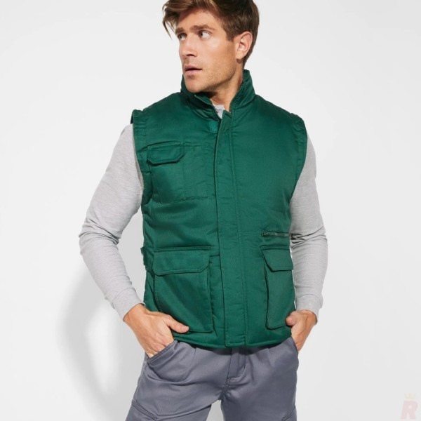 Chaleco Trabajo Multibolsillos Acolchado Hombre ALMANZOR