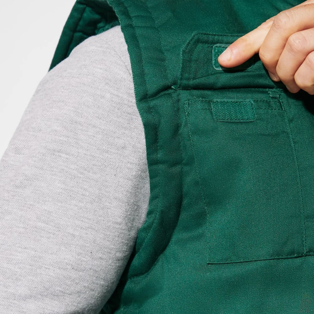 Chaleco Trabajo Multibolsillos Acolchado Hombre...