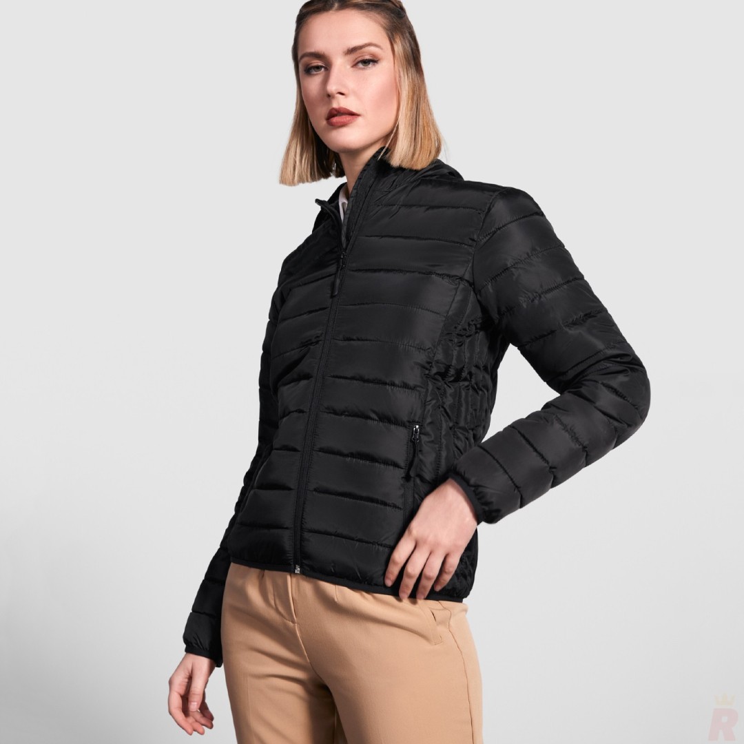 Chaqueta Acolchada Entallada Relleno Capucha...