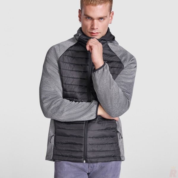 Chaqueta Combinada Acolchada Deportiva Capucha Hombre MINSK