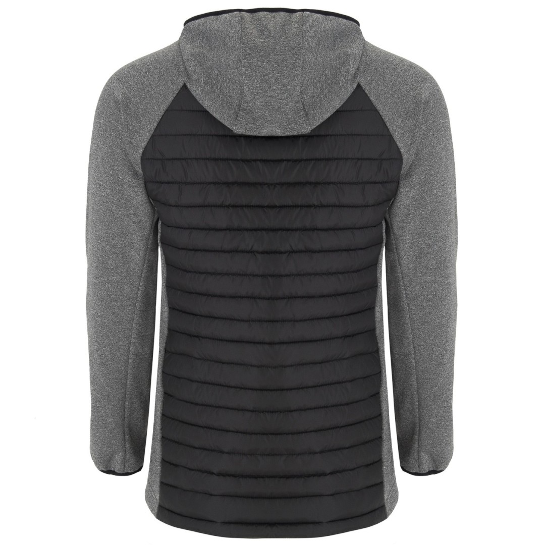 Chaqueta Combinada Acolchada Deportiva Capucha...