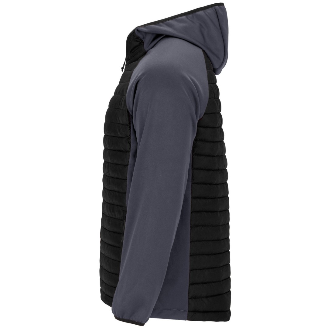 Chaqueta Combinada Acolchada Deportiva Capucha...