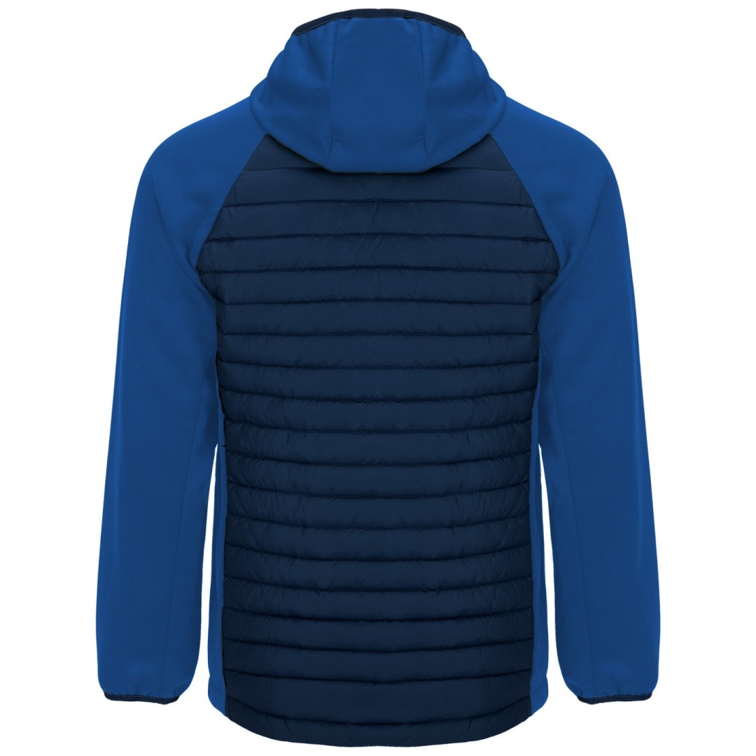 Chaqueta Combinada Acolchada Deportiva Capucha...