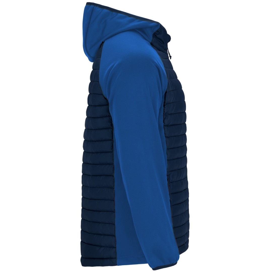 Chaqueta Combinada Acolchada Deportiva Capucha...