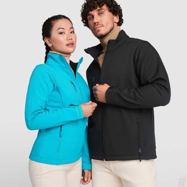 Chaqueta Entallada Softshell Forro Polar Mujer NEBRASKA WOMAN