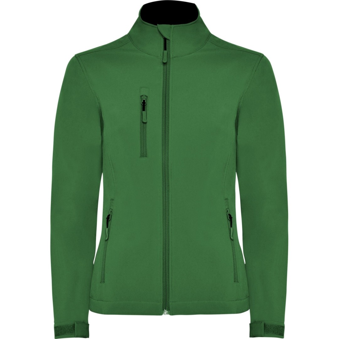 Chaqueta Entallada Softshell Forro Polar Mujer...