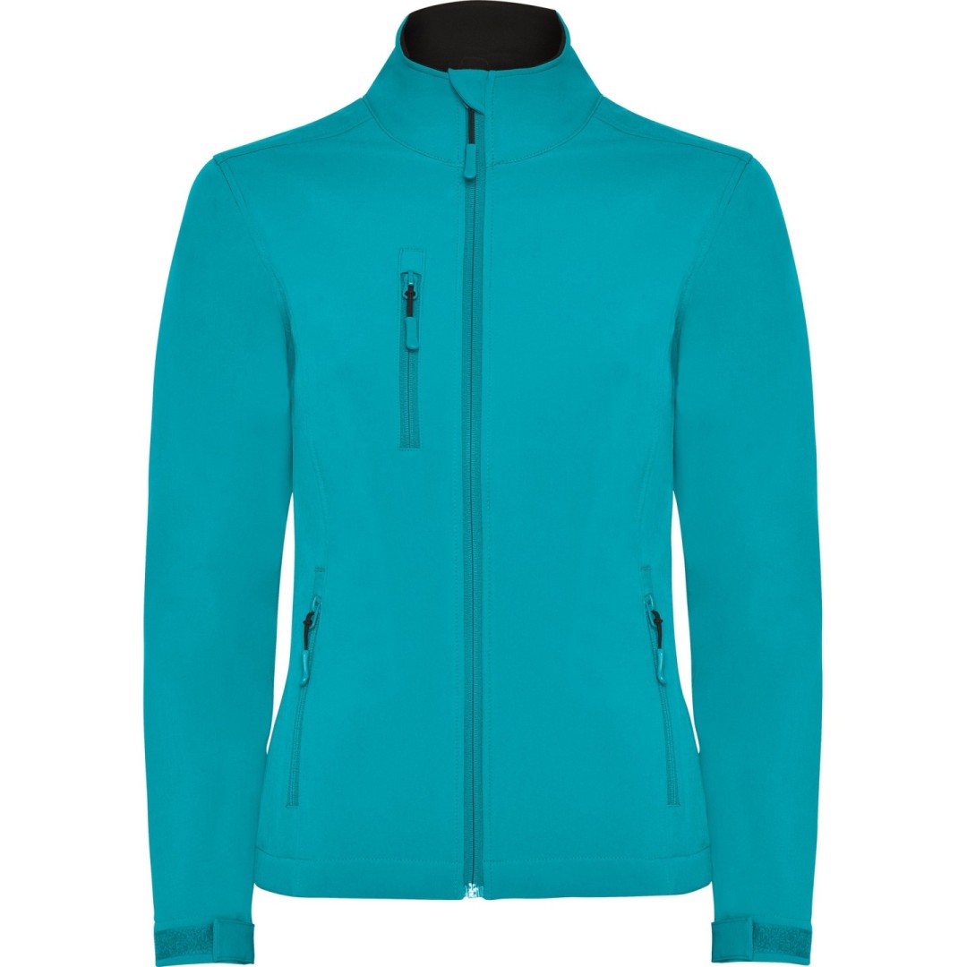 Chaqueta Entallada Softshell Forro Polar Mujer...