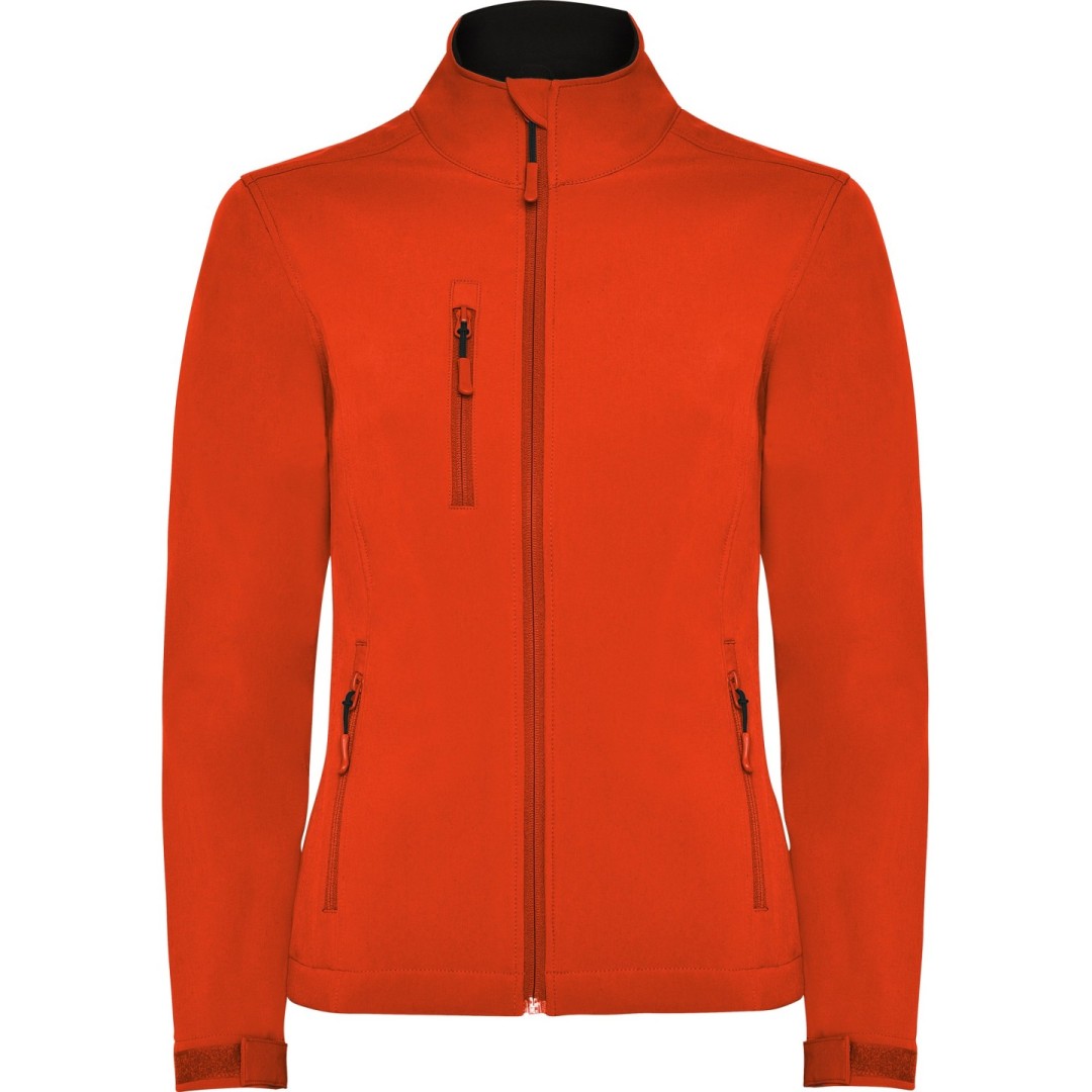 Chaqueta Entallada Softshell Forro Polar Mujer...