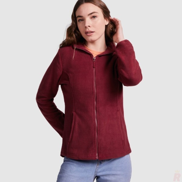 Chaqueta Forro Polar Entallada Cuello Alto Mujer ARTIC