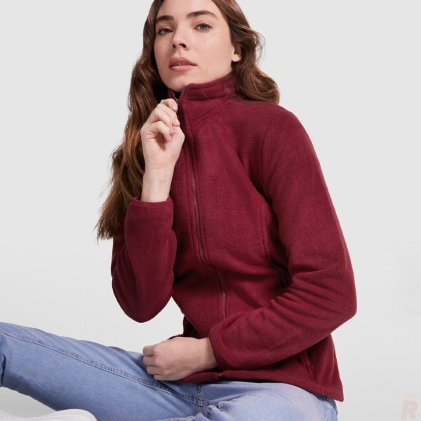 Chaqueta Forro Polar Entallada Cuello Alto Mujer ARTIC