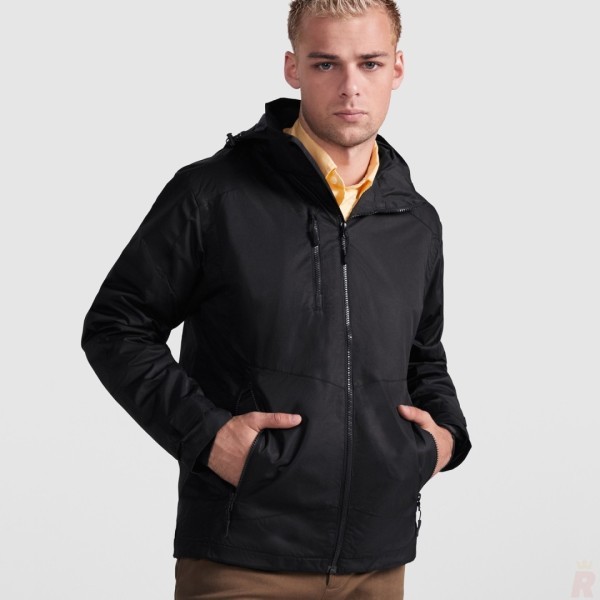 Chaqueta Impermeable Forro Interior Hombre Tejido Cuadrillé ALASKA