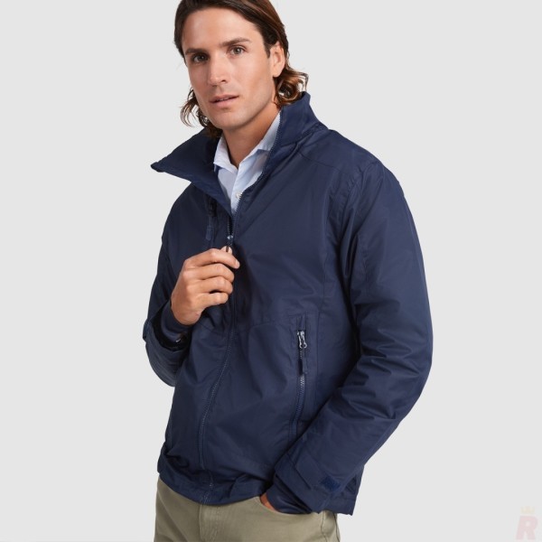 Chaqueta Impermeable Forro Interior Hombre Tejido Cuadrillé ALASKA