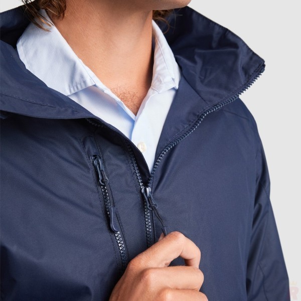 Chaqueta Impermeable Forro Interior Hombre Tejido Cuadrillé ALASKA