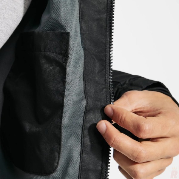 Chaqueta Impermeable Forro Interior Hombre Tejido Cuadrillé ALASKA