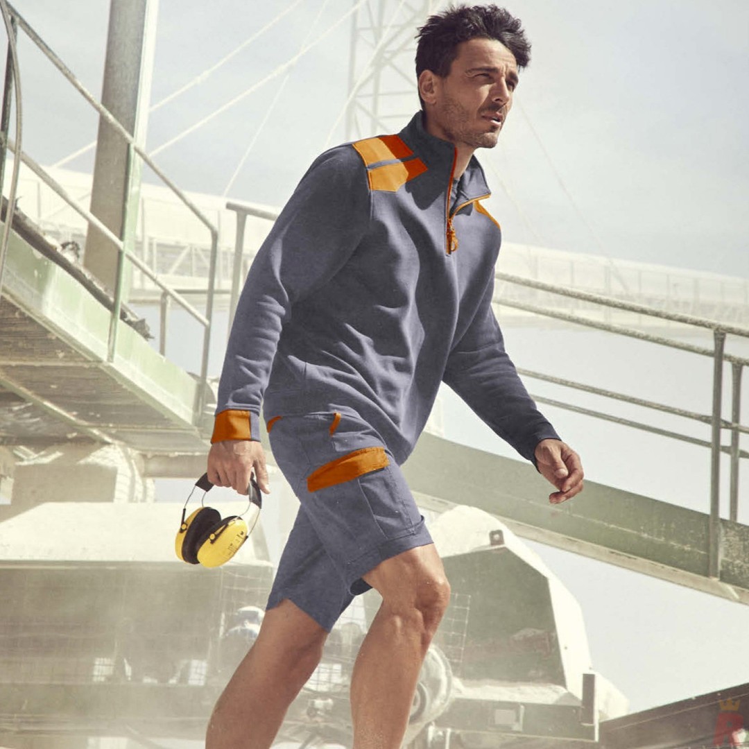 Chaqueta Laboral Combinada Micropolar Unisex...