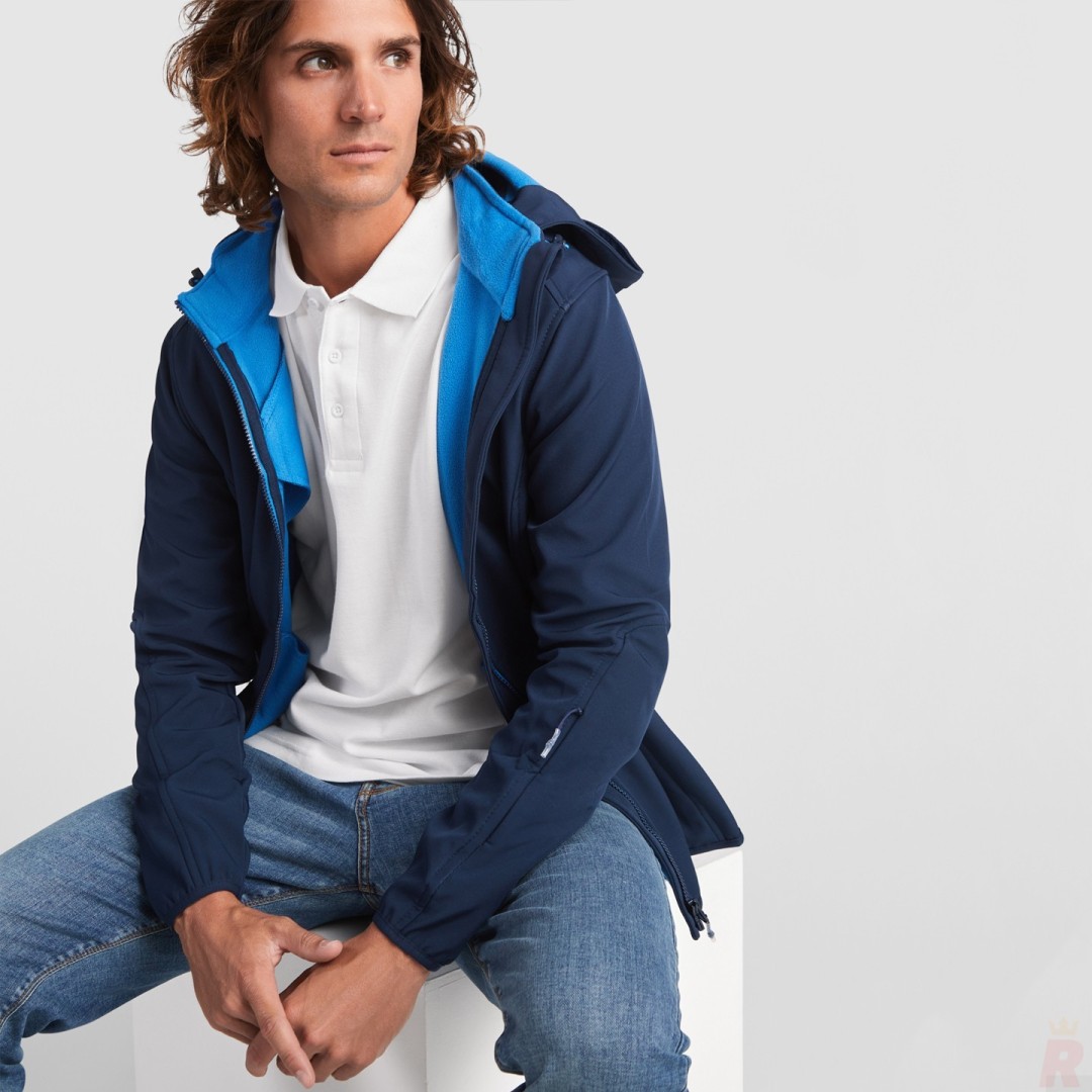 Chaqueta Softshell Capucha Interior Micropolar...