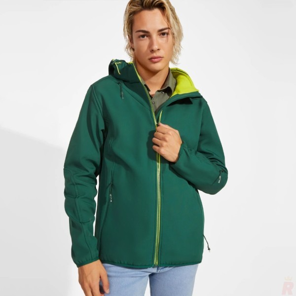 Chaqueta Softshell Capucha Interior Micropolar Unisex SIBERIA