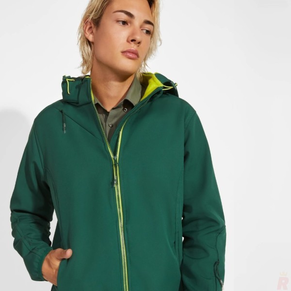 Chaqueta Softshell Capucha Interior Micropolar Unisex SIBERIA