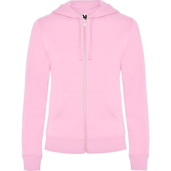 Chaqueta Sudadera Capucha Mujer Felpa Perchada VELETA
