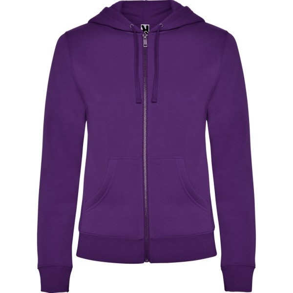 Chaqueta Sudadera Capucha Mujer Felpa Perchada VELETA