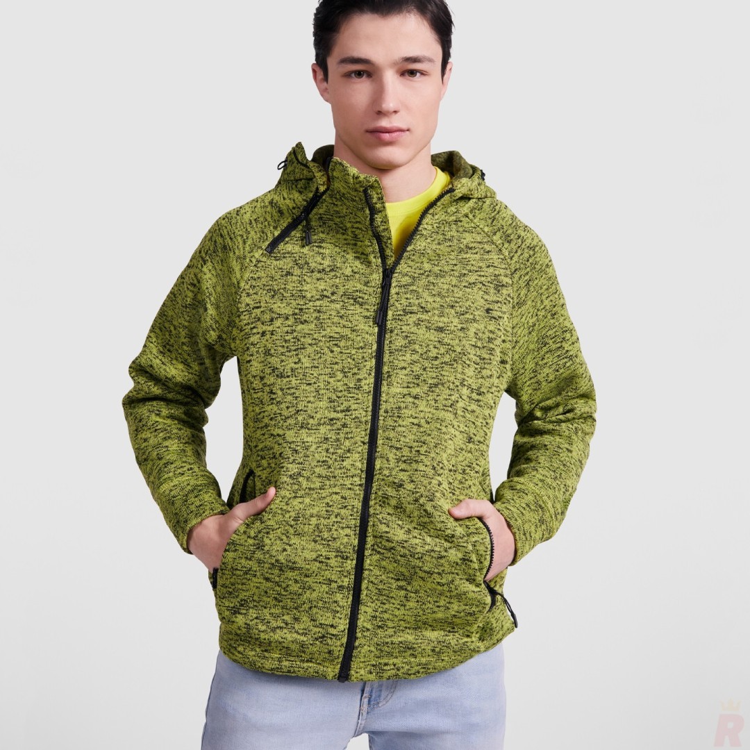 Chaqueta Sudadera Capucha Punto Felpado Hombre...