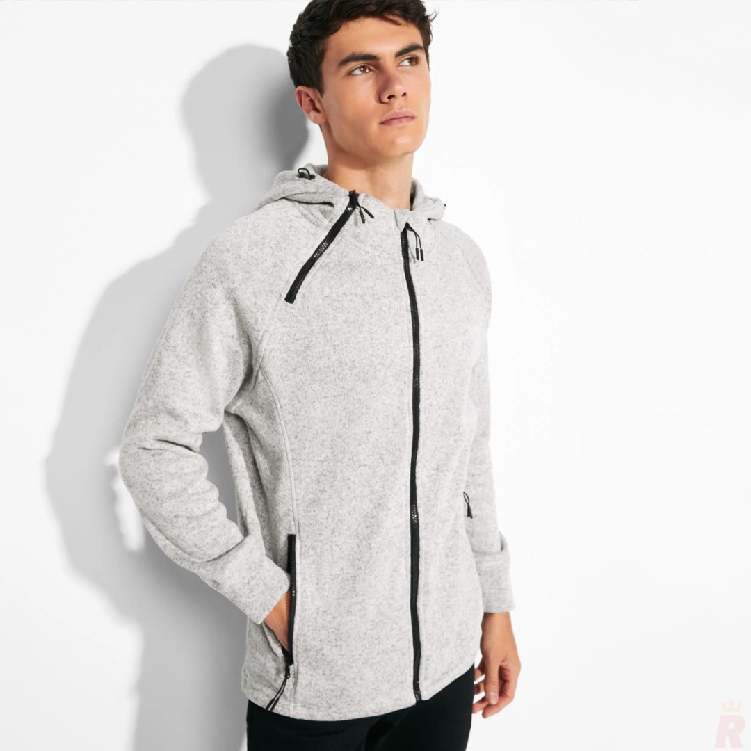 Chaqueta Sudadera Capucha Punto Felpado Hombre...