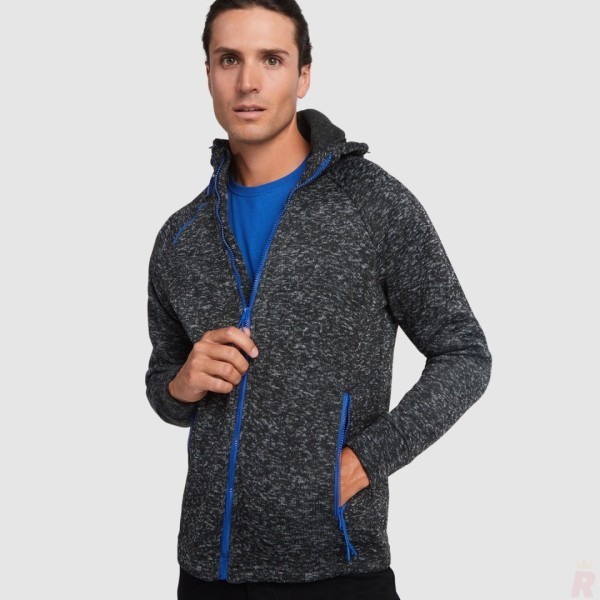 Chaqueta Sudadera Capucha Punto Felpado Hombre EVEREST