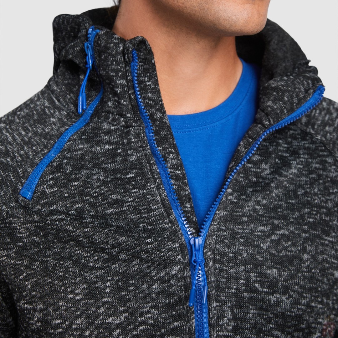 Chaqueta Sudadera Capucha Punto Felpado Hombre...