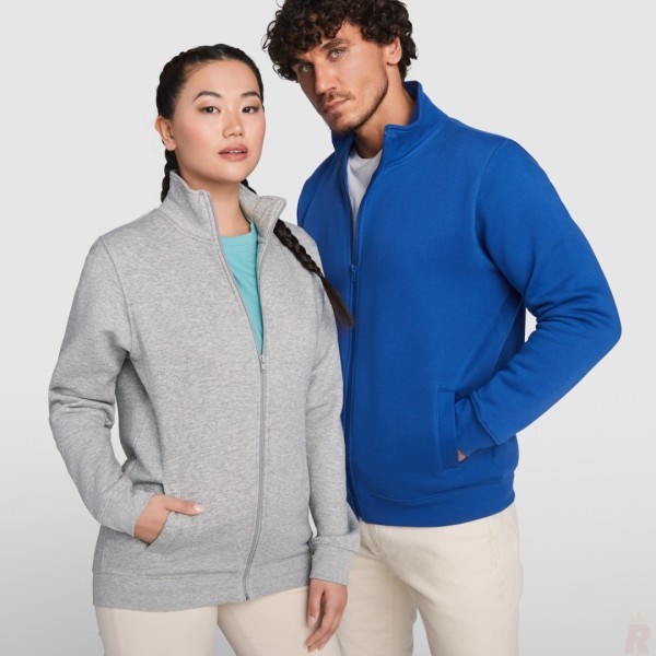 Chaqueta Sudadera Cremallera Cuello Alto Adulto Unisex ULAN