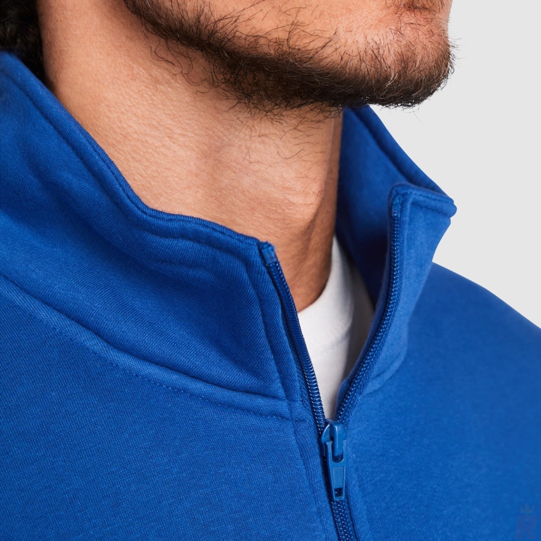 Chaqueta Sudadera Cremallera Cuello Alto Adulto...