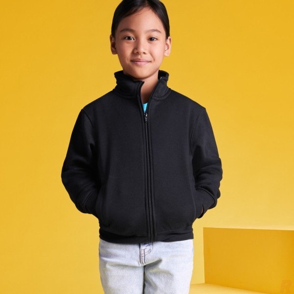 Chaqueta Sudadera Cremallera Cuello Alto Infantil ULAN