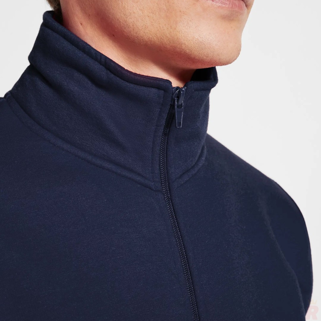 Chaqueta Sudadera Cremallera Cuello Alto...