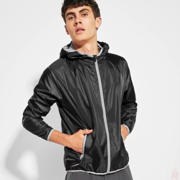 Chubasquero Cortavientos Capucha Adulto Unisex ANGELO