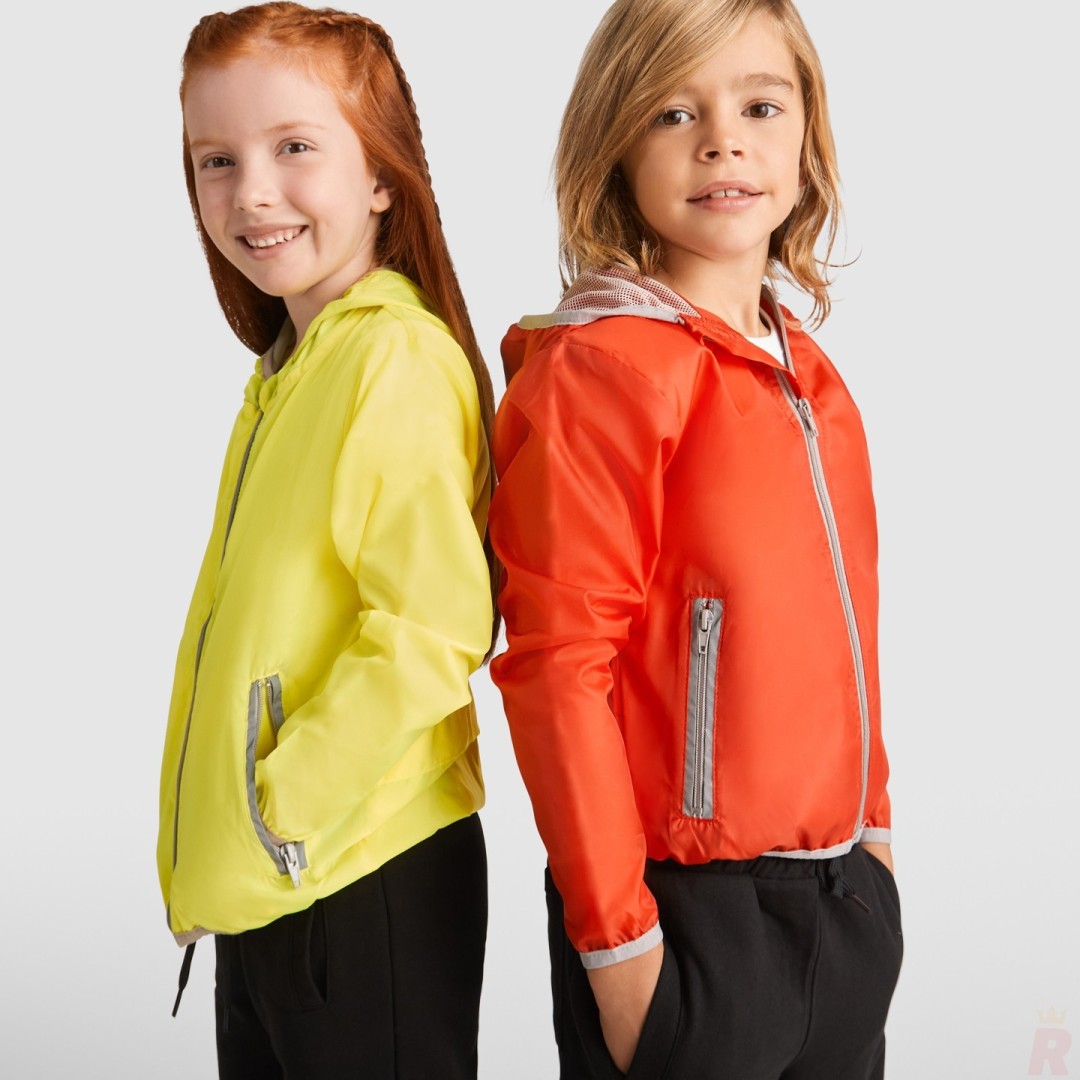 Chubasquero Cortavientos Capucha Infantil ANGELO
