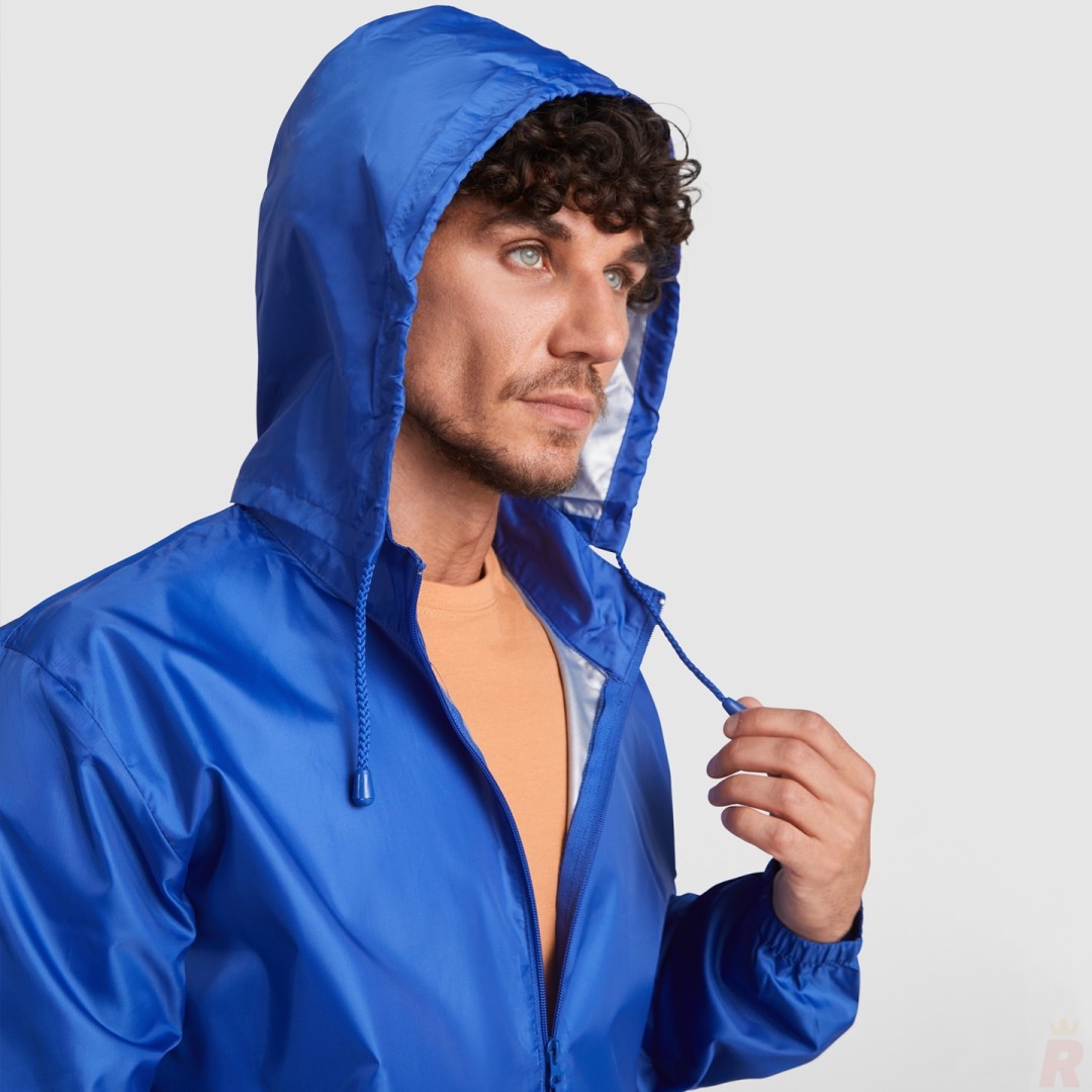 Chubasquero Cortavientos Impermeable Capucha...