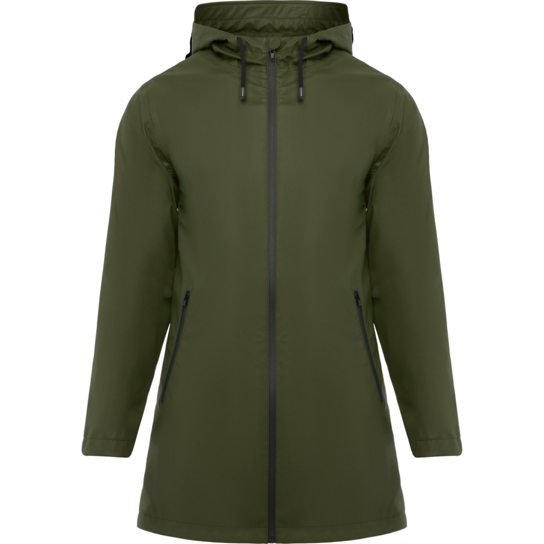 Chubasquero Impermeable Entallado Capucha Mujer...