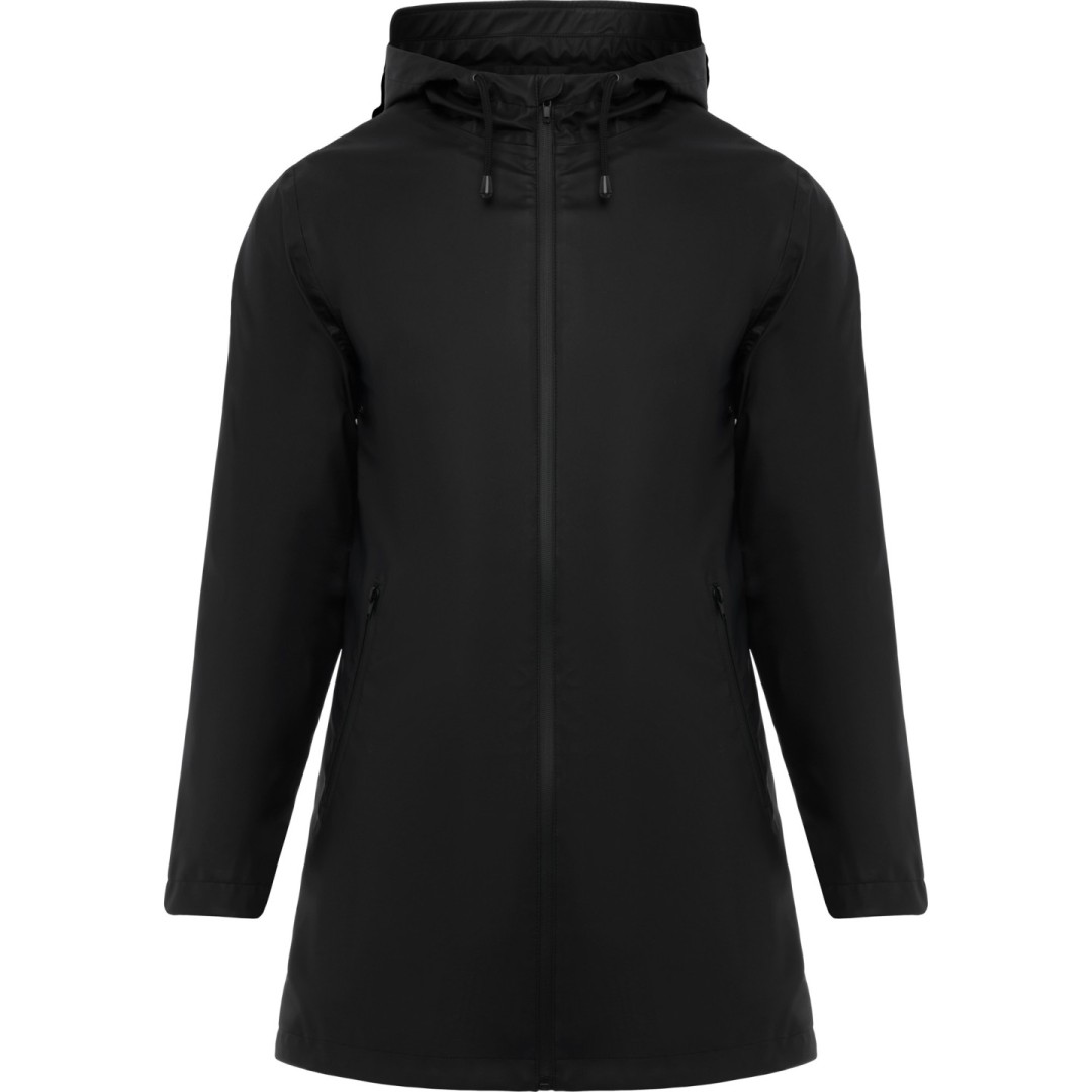 Chubasquero Impermeable Entallado Capucha Mujer...