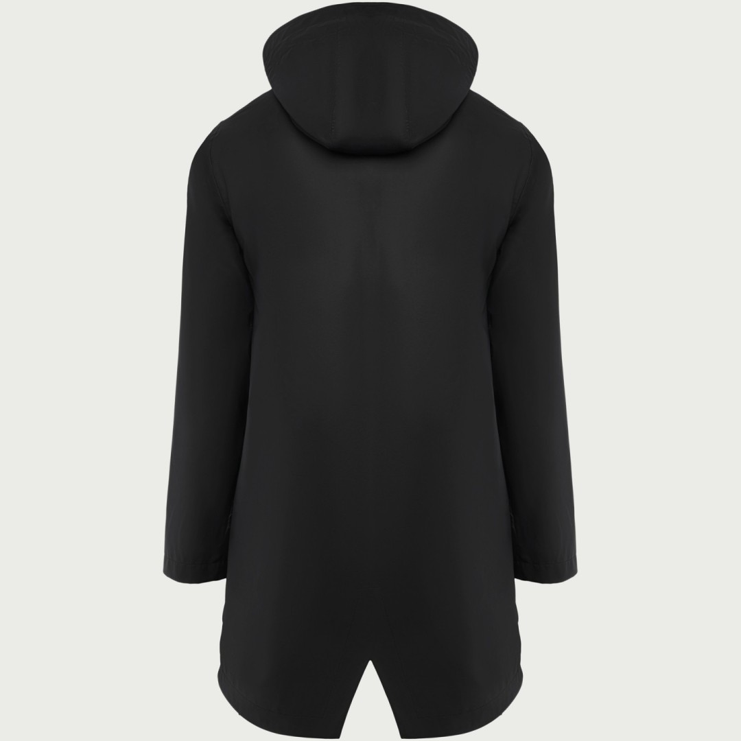 Chubasquero Impermeable Entallado Capucha Mujer...