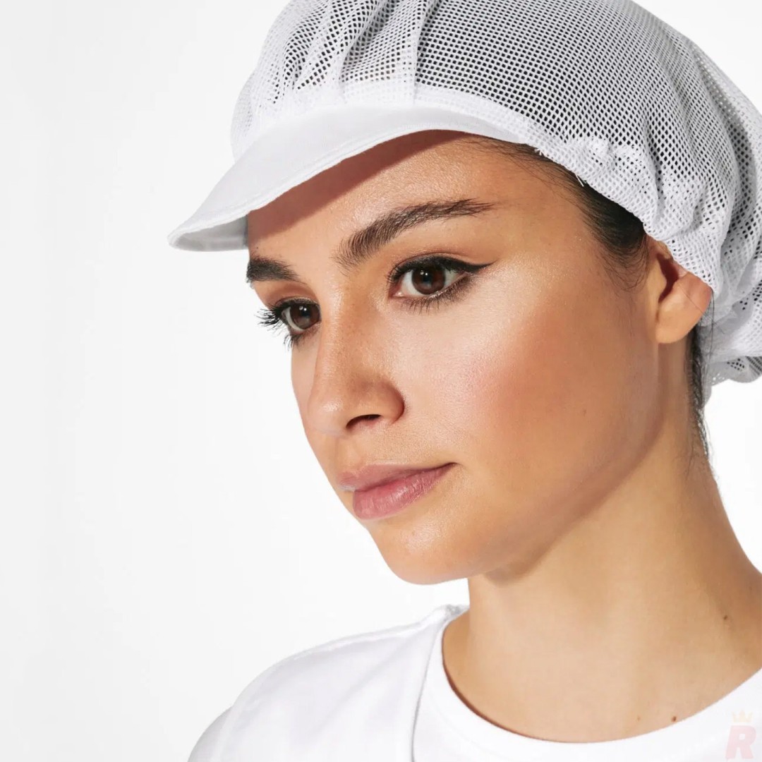 Cofia Cocina Alimentación Visera Rejilla Unisex...