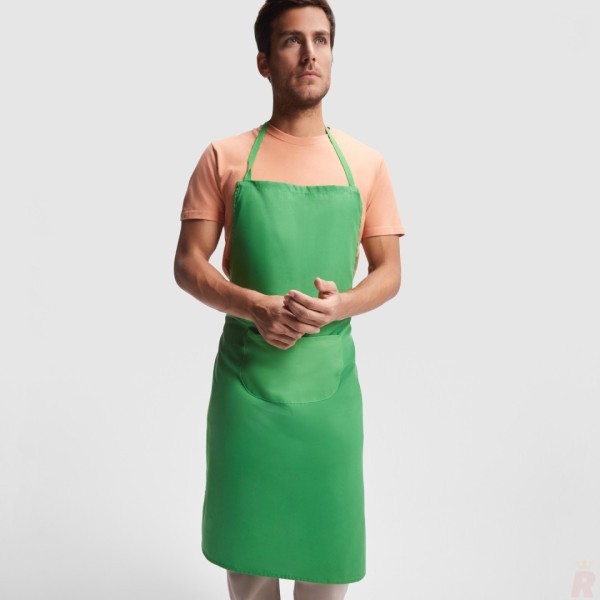 Delantal Largo Liso Popelín Unisex DUCASSE