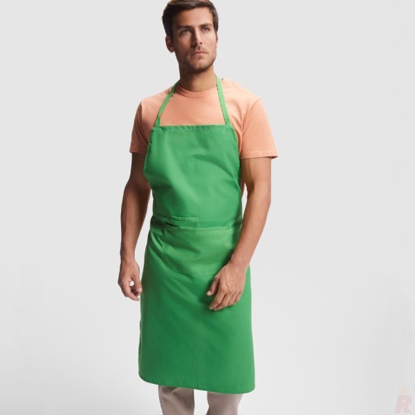 Delantal Largo Liso Popelín Unisex DUCASSE