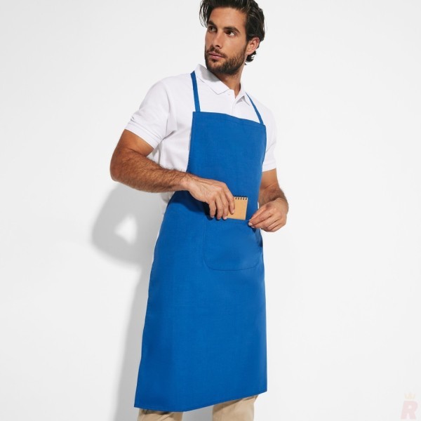 Delantal Largo Liso Popelín Unisex DUCASSE