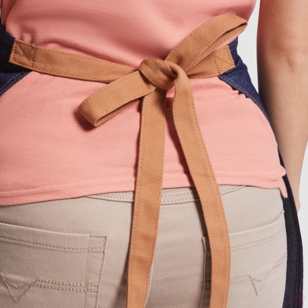 Delantal Vaquero Corto Unisex 100% Algodón DACOSTA