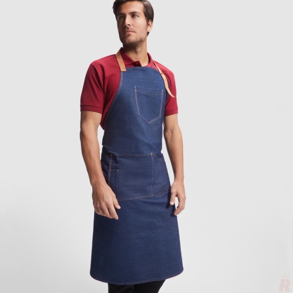 Delantal Vaquero Largo Unisex 100% Algodón BATALI - Ref. 9126 Roly WRK 2