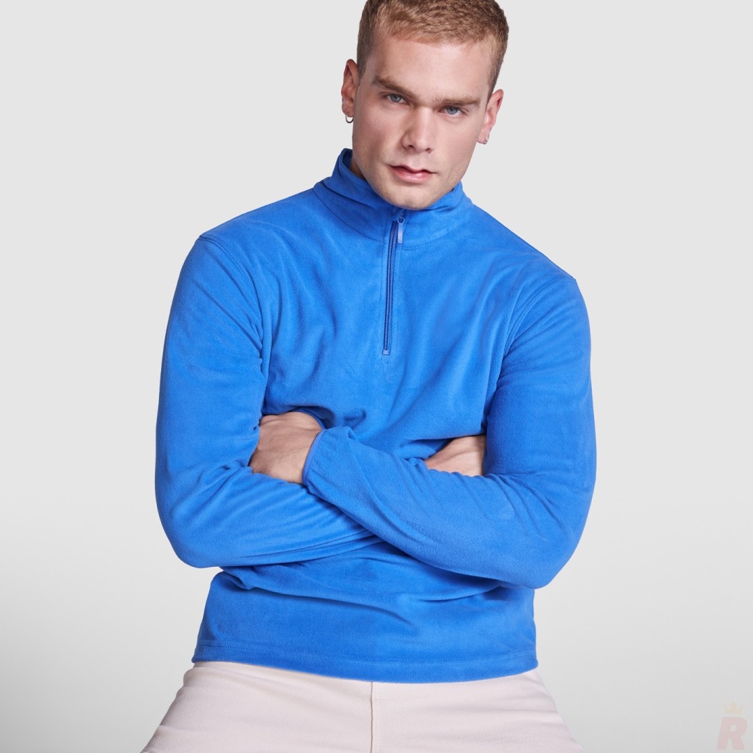 Forro Polar Media Cremallera Adulto Unisex...