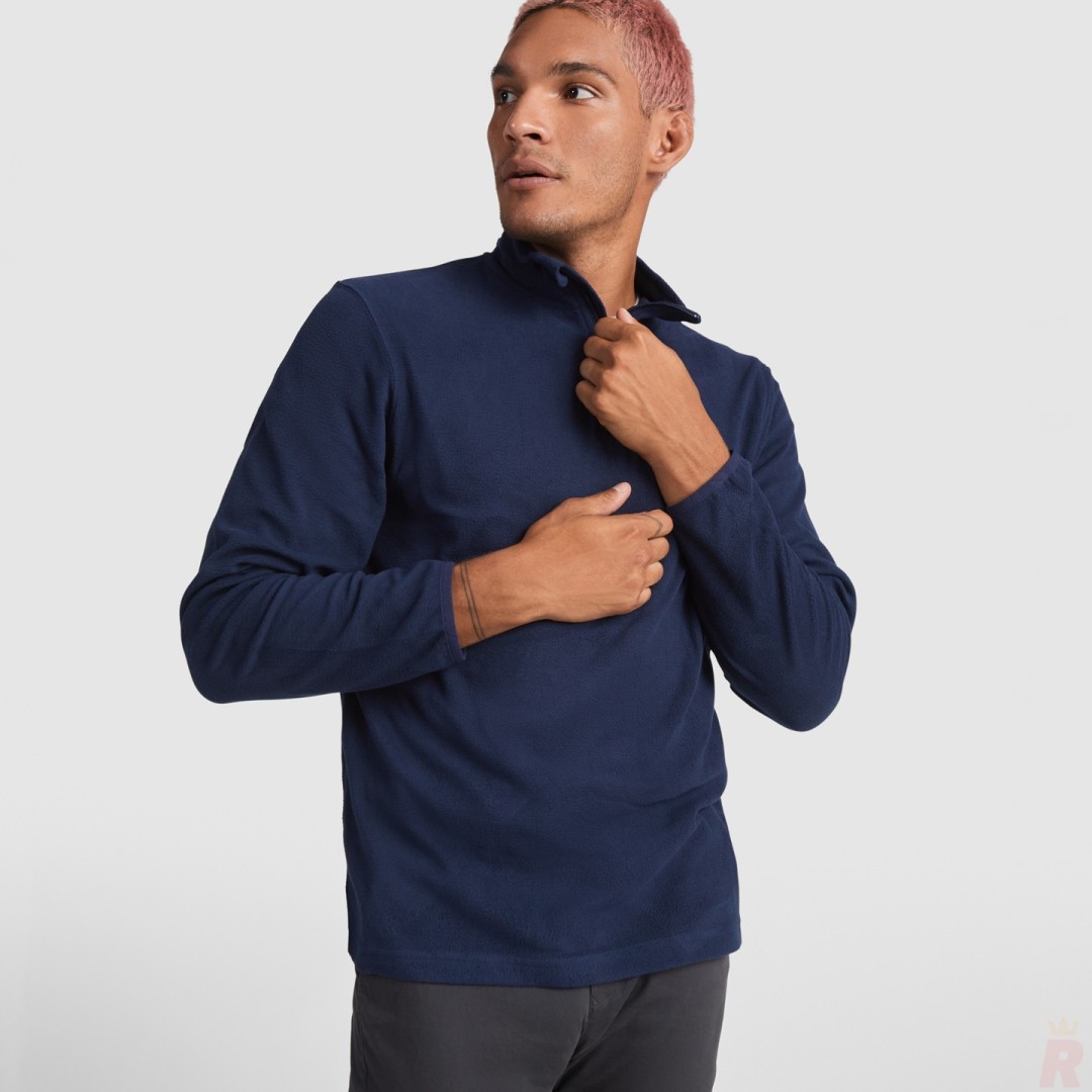 Forro Polar Media Cremallera Adulto Unisex...