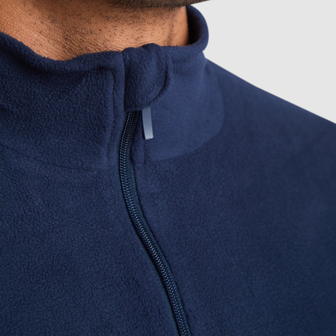 Forro Polar Media Cremallera Adulto Unisex...